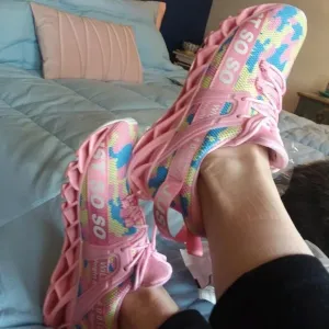 Women's Camouflage Pink Non Slip Athletic Tennis Walking Blade Running Sneakers