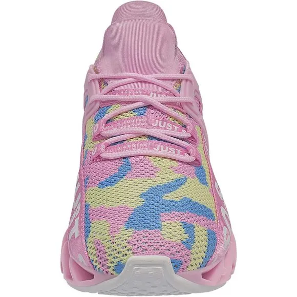Women's Camouflage Pink Non Slip Athletic Tennis Walking Blade Running Sneakers
