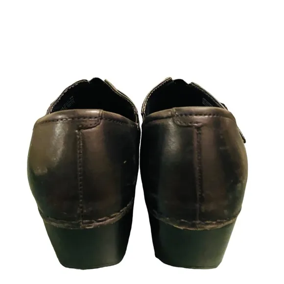 Women's Dansko Tamara Black Leather Clog Size Eu 39