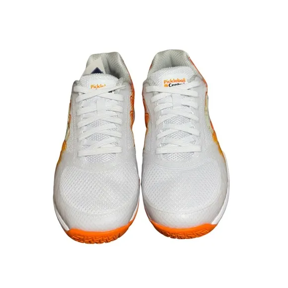 Women’s Fila White and Orange Sneakers tennis size 9