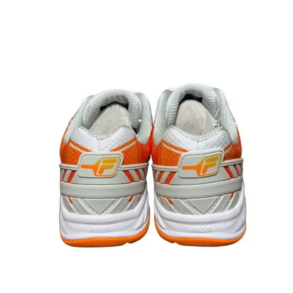 Women’s Fila White and Orange Sneakers tennis size 9