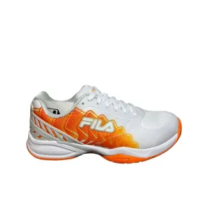 Women’s Fila White and Orange Sneakers tennis size 9