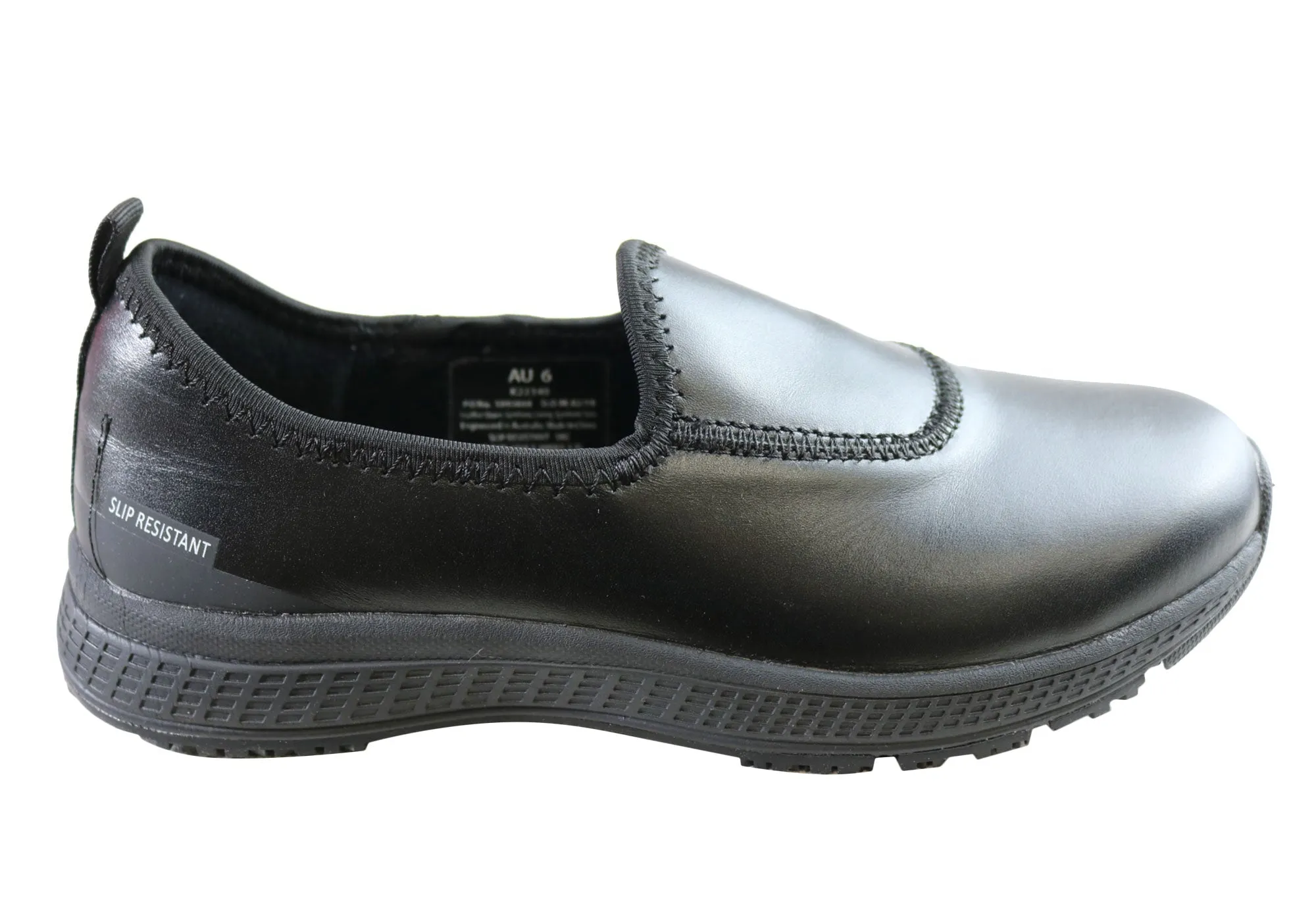 Womens King Gee Superlite Slip On Slip Resistant Work Shoes