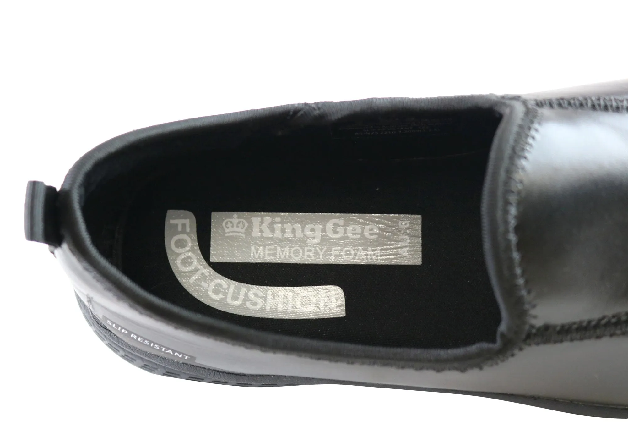 Womens King Gee Superlite Slip On Slip Resistant Work Shoes
