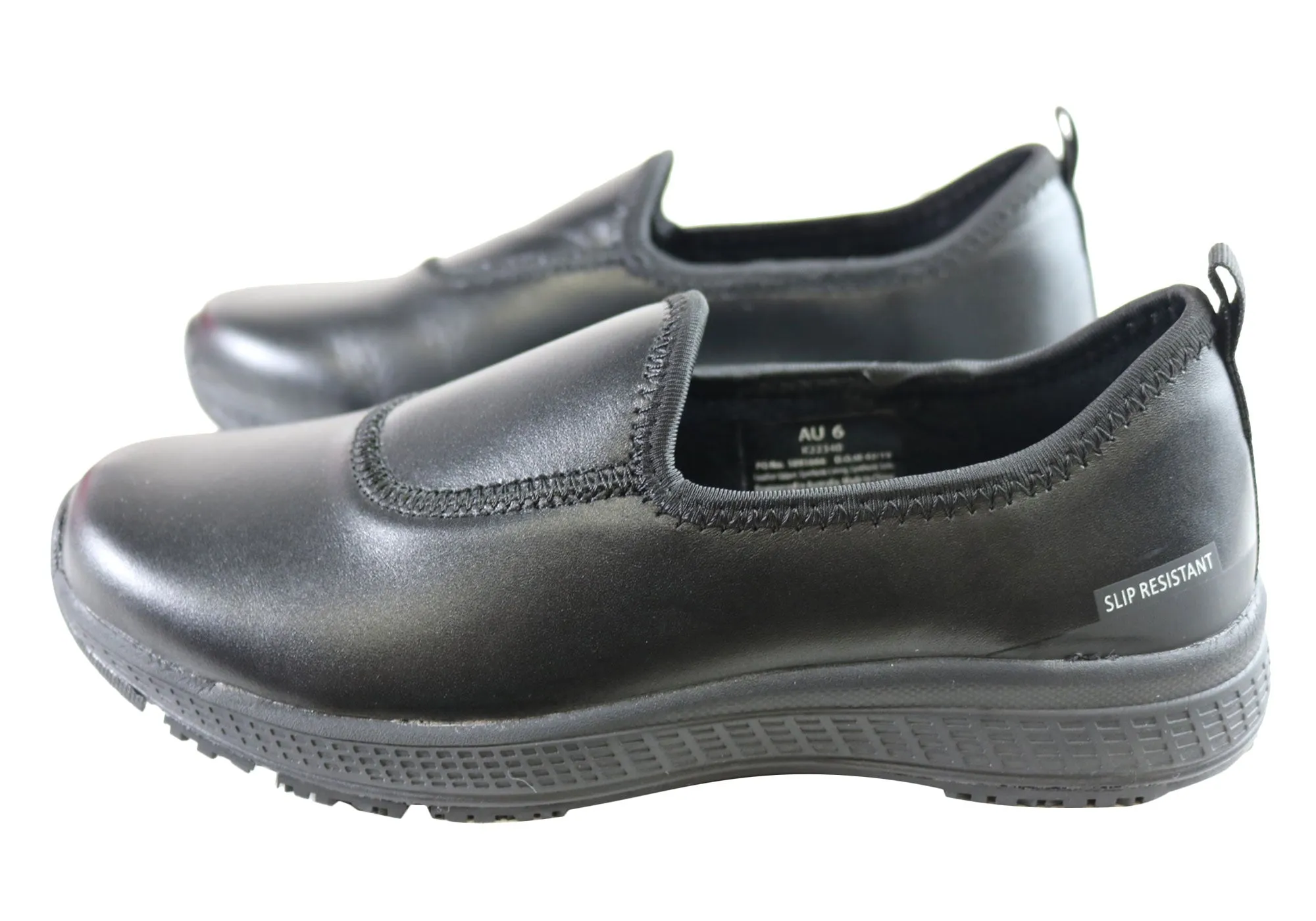 Womens King Gee Superlite Slip On Slip Resistant Work Shoes