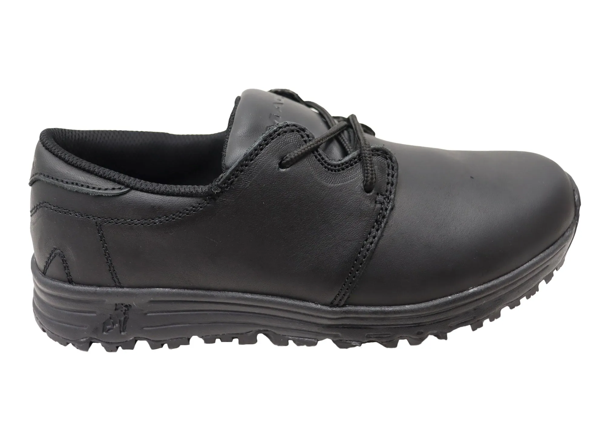 Womens Mack Metro Traction Control Lace Up Slip Resistant Work Shoes