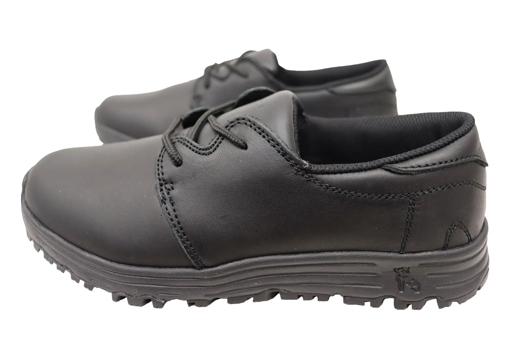 Womens Mack Metro Traction Control Lace Up Slip Resistant Work Shoes