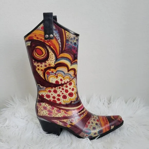 Women's Nomad Yippy Western Rain Boot Size 6