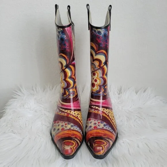 Women's Nomad Yippy Western Rain Boot Size 6
