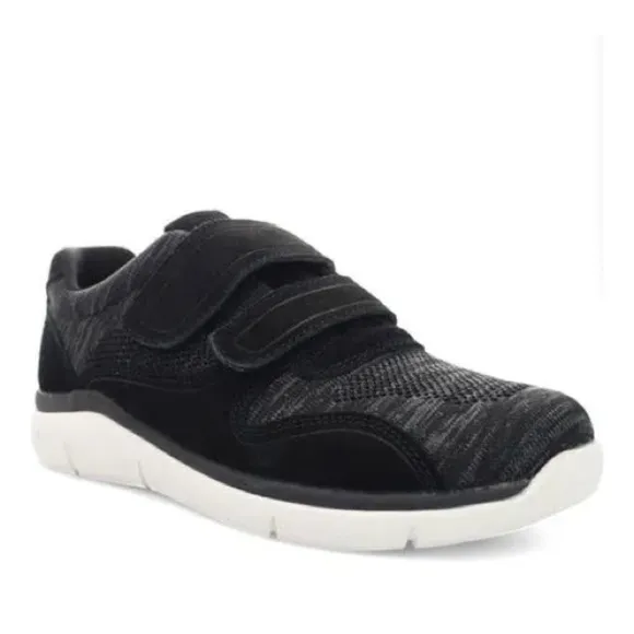 Women’s Propet Sally Black Fabric Strap Lightweight Shoes Size 12 W!