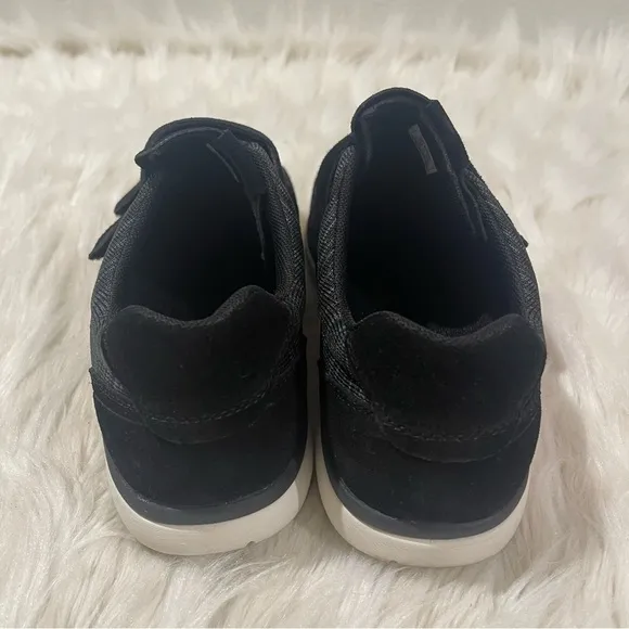 Women’s Propet Sally Black Fabric Strap Lightweight Shoes Size 12 W!