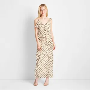 Women's Ruffle Ankle Length Dress - Future Collective with Jenee Naylor XL