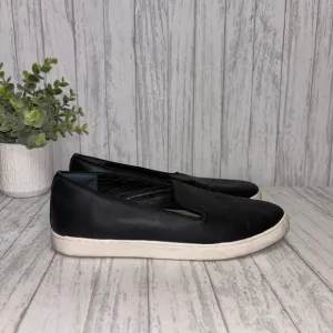 Womens Size 8.5 Birdies The Swift Black Leather Slip On Sneakers