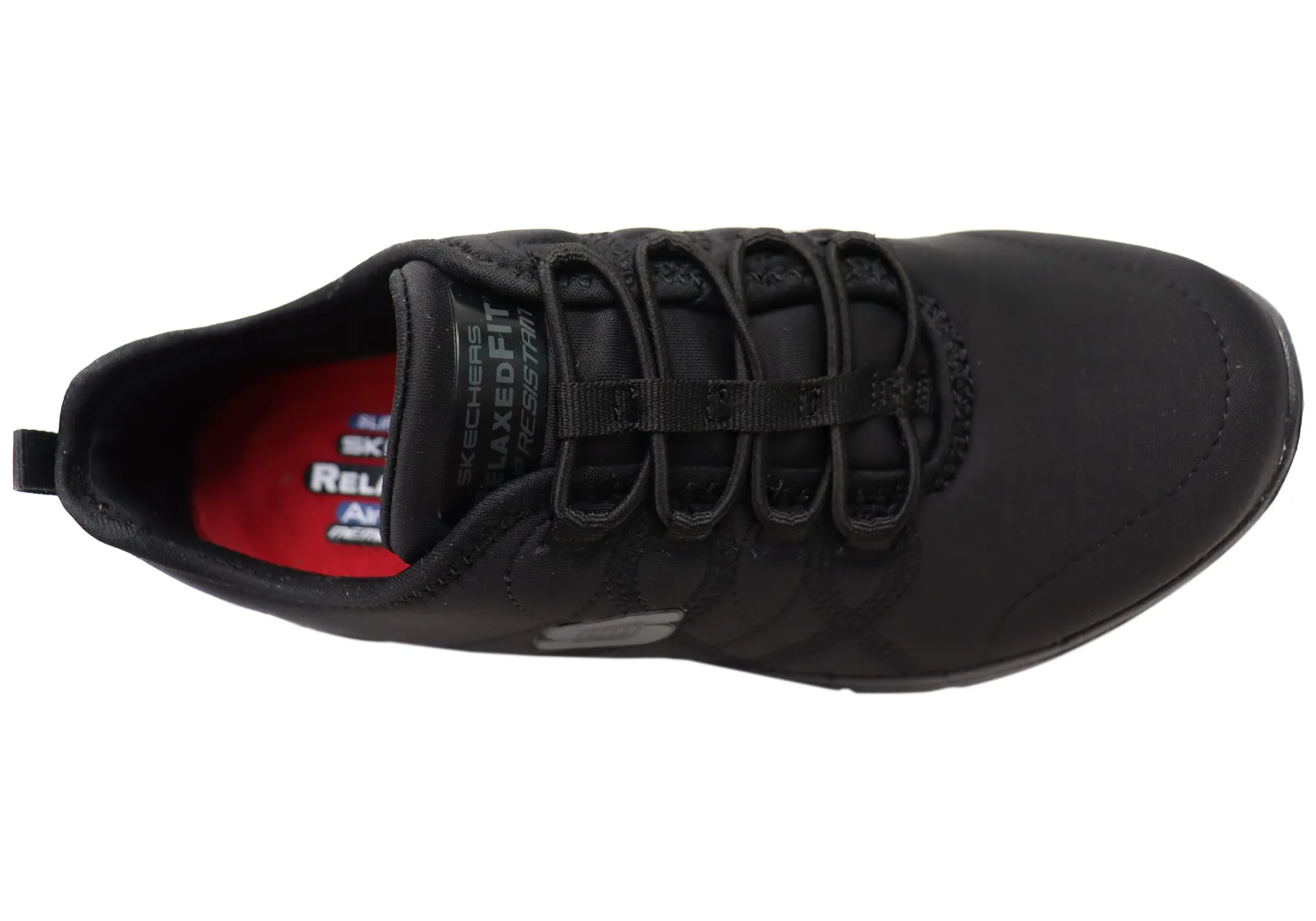 Womens Skechers Relaxed Fit Ghenter Srelt Slip Resistant Work Shoes