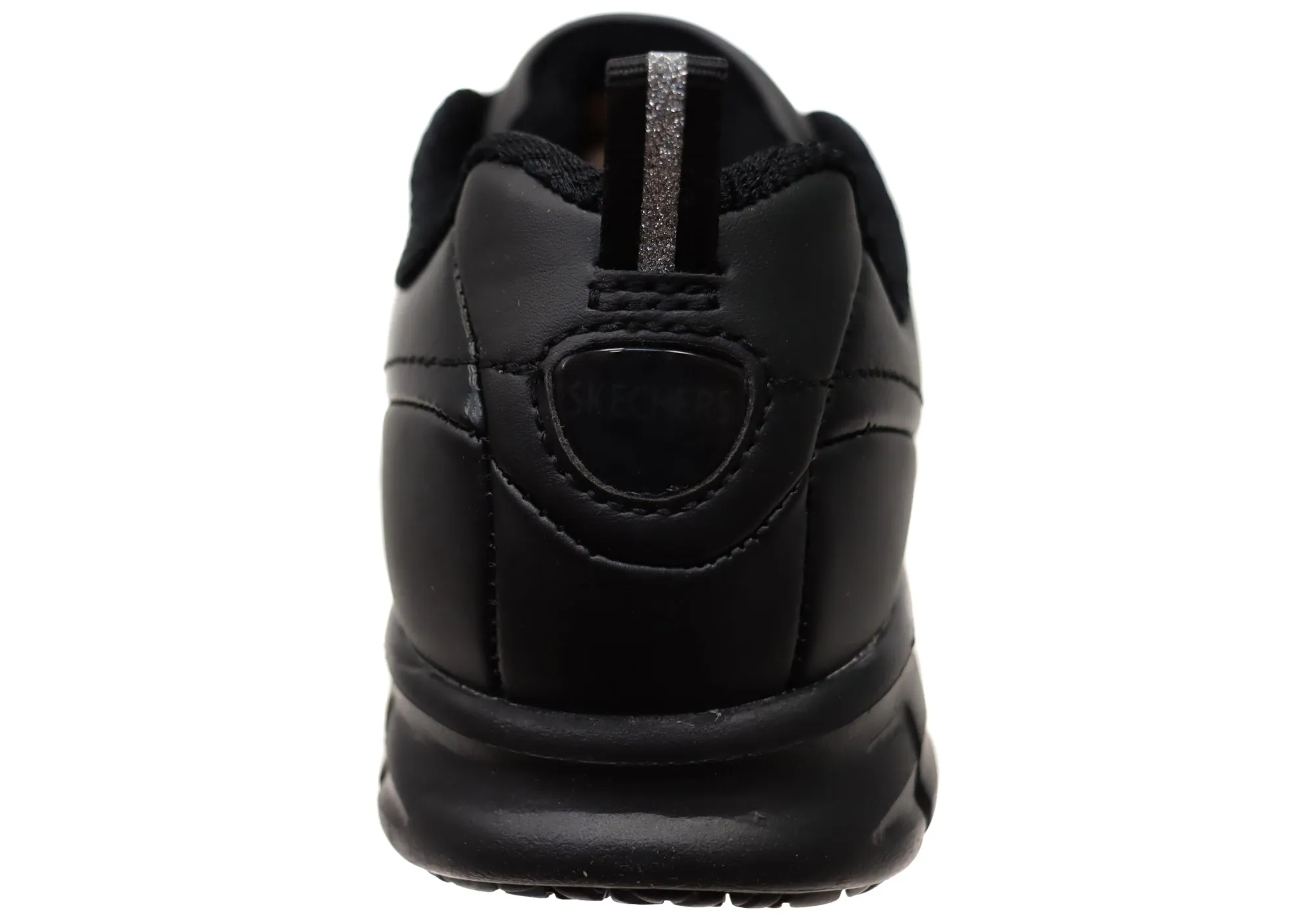Womens Skechers Sure Track Trickel Leather Slip Resistant Work Shoes