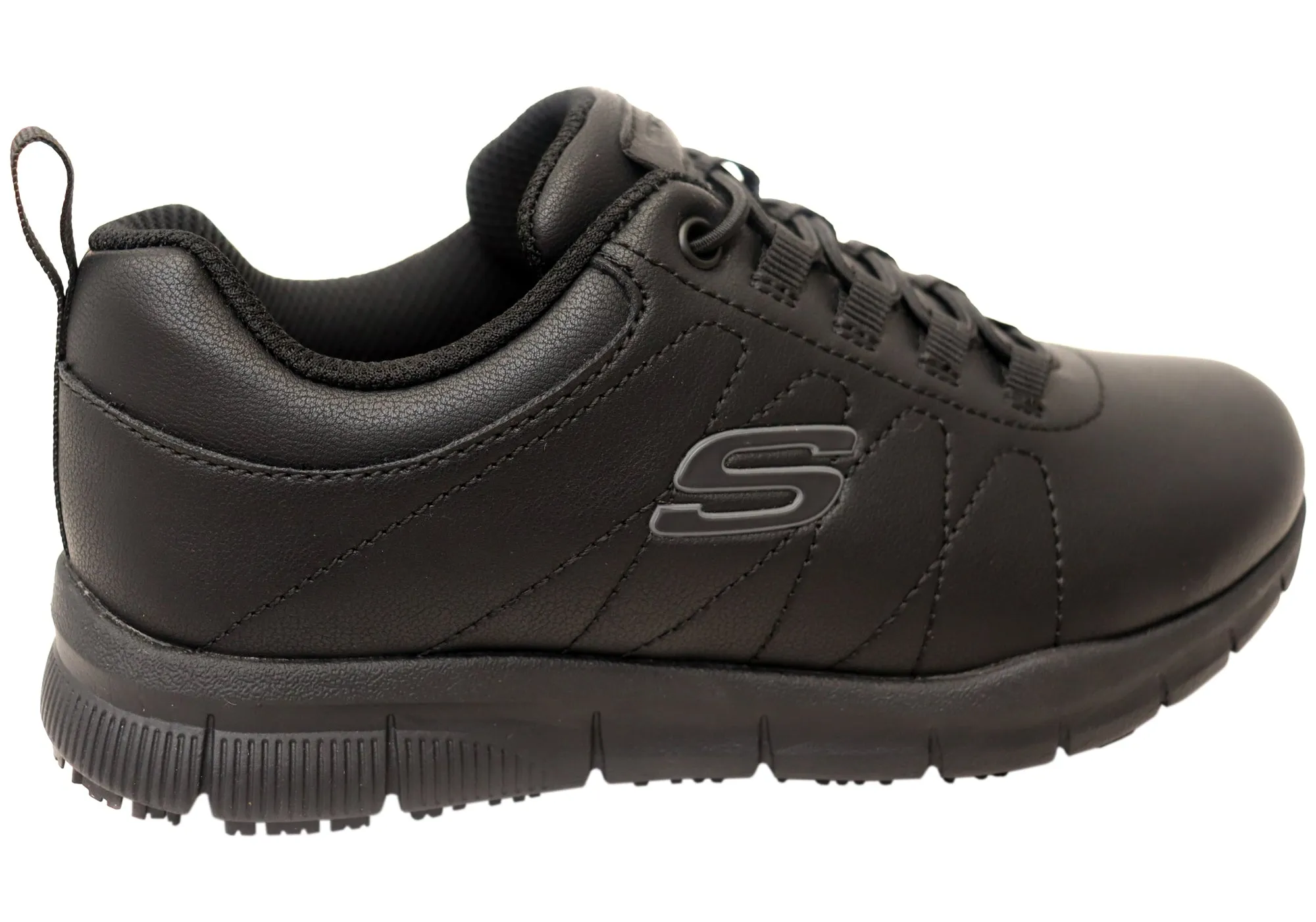 Womens Skechers Work Nampa Beja Comfortable Slip Resistant Work Shoes
