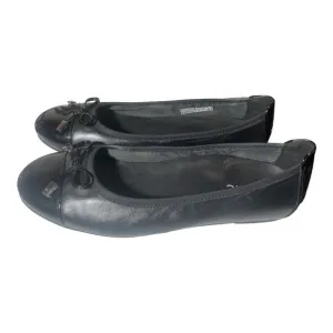 WOMENS VIONIC 359 VS002MINNA FLEXIBLE BALLET LEATHER FLAT BLACK/ PATENT-SIZE 9