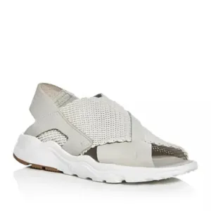 Women's White Mesh Sandals