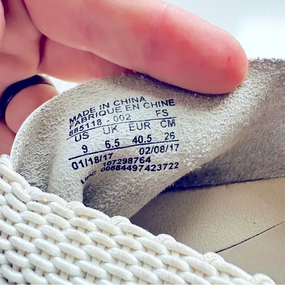 Women's White Mesh Sandals