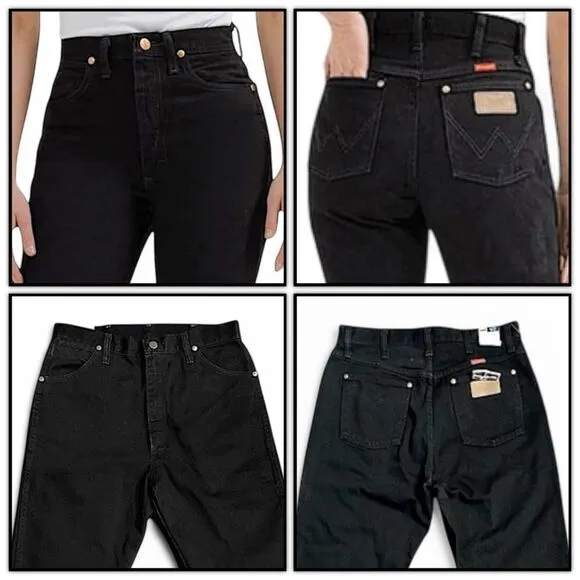 Wrangler Cowboy Cut High Rise Slim Fit Tapered Leg Jeans 13x34