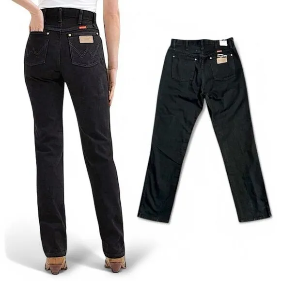 Wrangler Cowboy Cut High Rise Slim Fit Tapered Leg Jeans 13x34