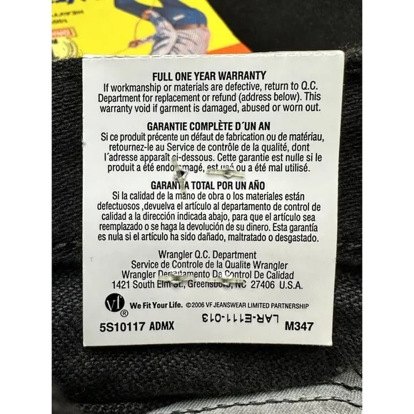 Wrangler Men's 13MWZ Cowboy Cut Original Fit Jeans NEW