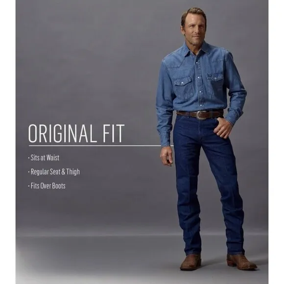 Wrangler Men's 13MWZ Cowboy Cut Original Fit Jeans NEW