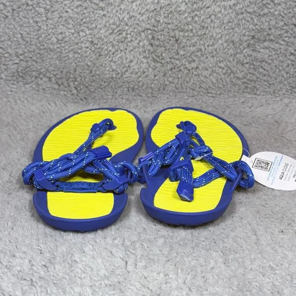 Xero Aqua Cloud Mens Size 9 Slip On Water Sandals Shoes Safety Yellow Barefoot
