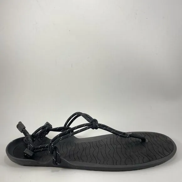 Xero Shoes Aqua Cloud Strappy Sandals Mens Size 13 Black Minimal Barefoot