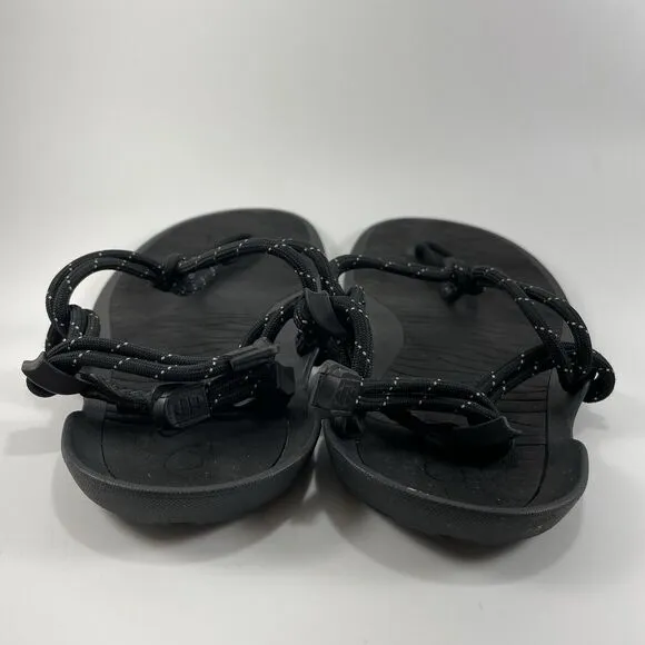 Xero Shoes Aqua Cloud Strappy Sandals Mens Size 13 Black Minimal Barefoot