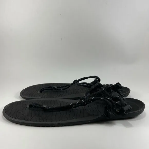 Xero Shoes Aqua Cloud Strappy Sandals Mens Size 13 Black Minimal Barefoot