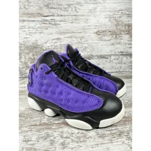 Youth Nike Air Jordan Retro 13 (PS) 'Purple Venom' Sneakers Sz 11.5C