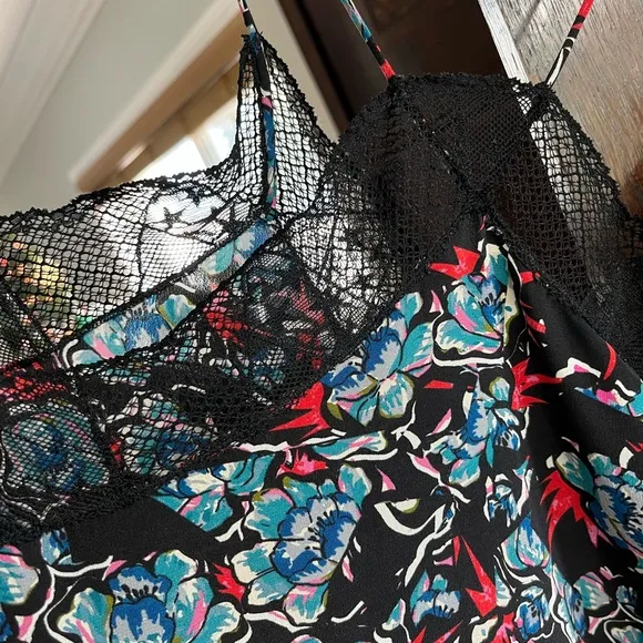 Zadig &amp; Voltaire Ristyl CDC Thunder Dress in Noir. Silk. Size large.