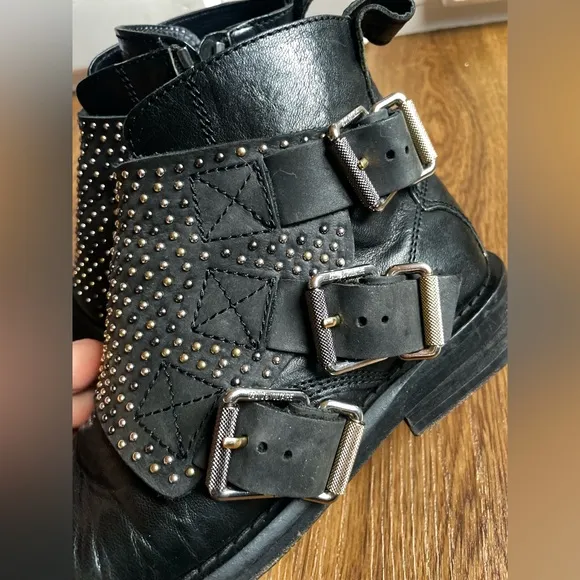 Zadig &amp; Voltaire studded ankle boots