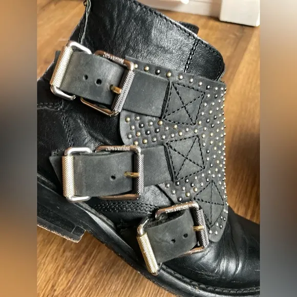 Zadig &amp; Voltaire studded ankle boots