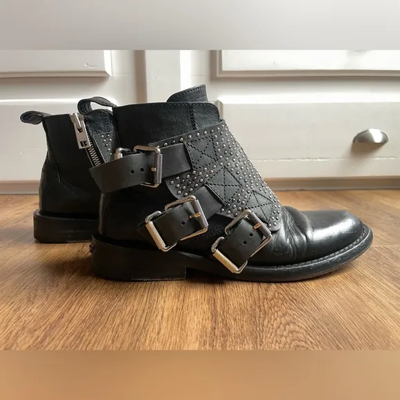 Zadig &amp; Voltaire studded ankle boots