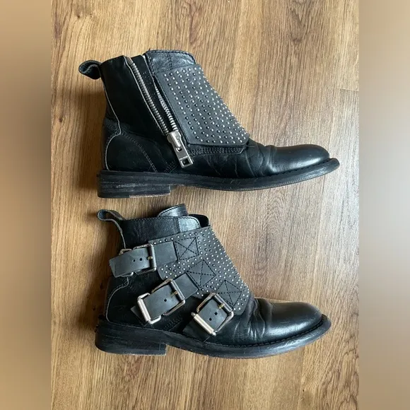 Zadig &amp; Voltaire studded ankle boots
