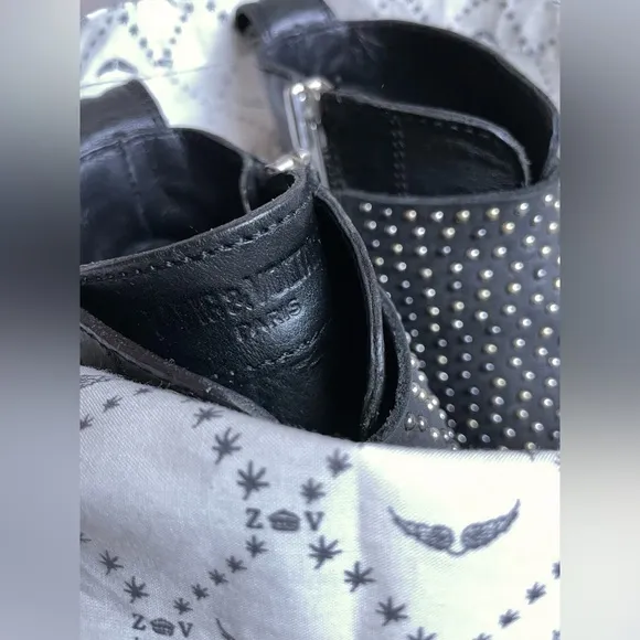 Zadig &amp; Voltaire studded ankle boots