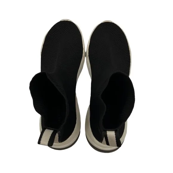 Zara Black High Top Slip On Sneakers Size 39 Women's