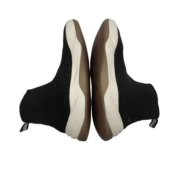 Zara Black High Top Slip On Sneakers Size 39 Women's