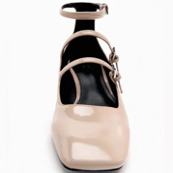 ZARA Leather Heels