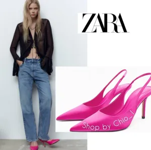 ZARA SLINGBACK HEELED SHOES bloggers favorite