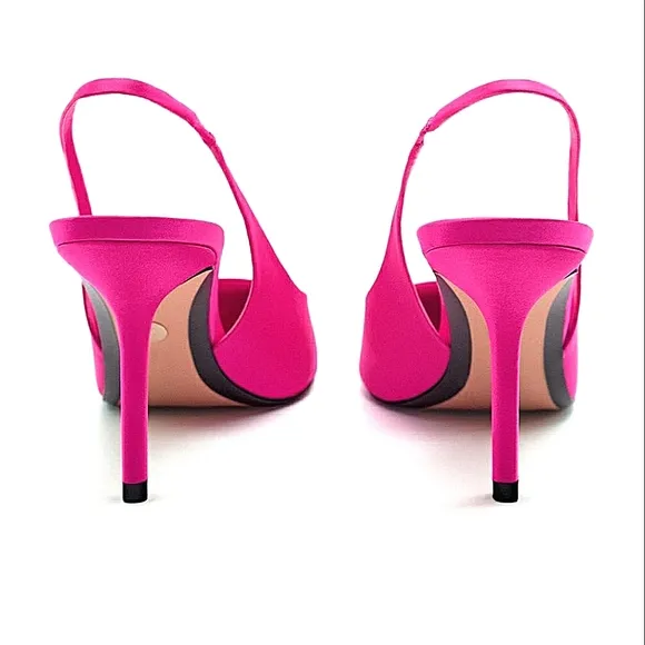 ZARA SLINGBACK HEELED SHOES bloggers favorite