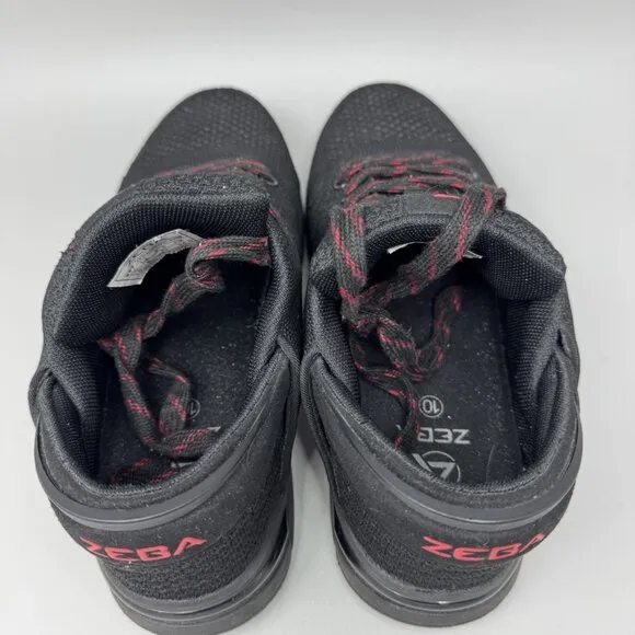 Zeba Hands Free Slip-On Walking Shoes Sneakers Black Ember Red  Women's  10