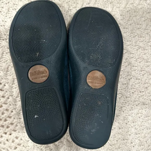 ZIERA CUDDIES W ROYAL SLIPPERS WOMENS SHOES CONFOR FLAT SIZE 38 NAVY BLUE